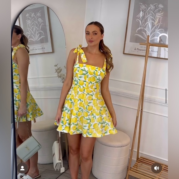 ZARA BLOGGERS’ FAVORITE PRINTED LINEN BLEND MINI DRESS - Picture 10 of 16